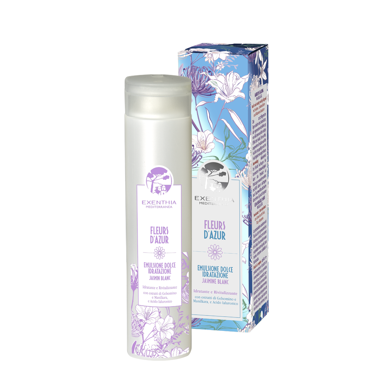 FLEURS D’AZUR EMULSIONE DOLCE IDRATAZIONE JASMIN BLANC 200 ml Oficine Cleman