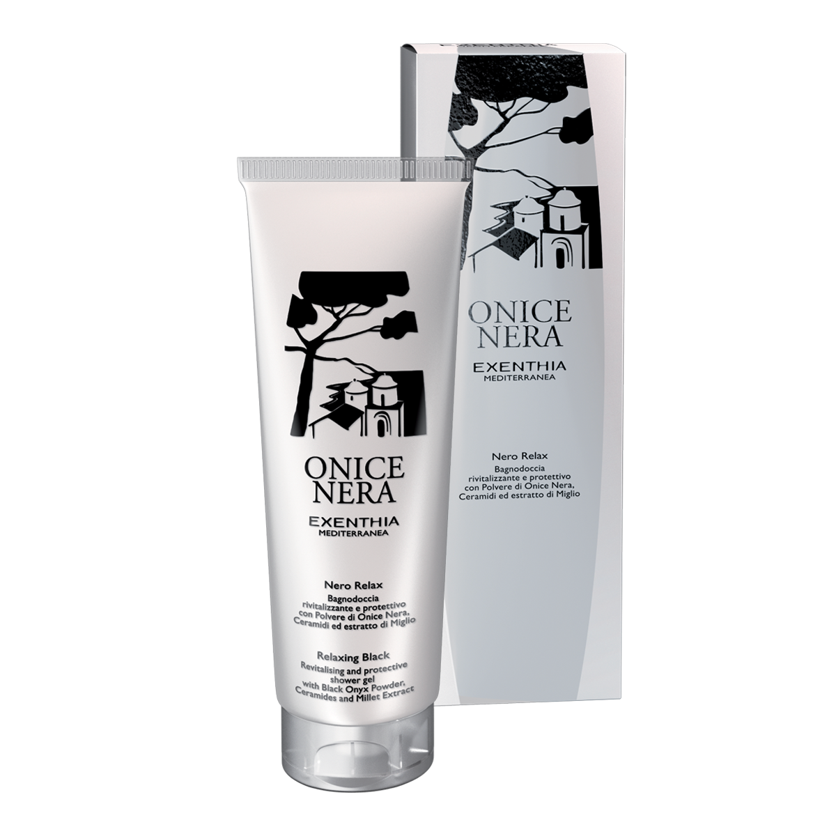 ONICE NERA NERO RELAX BAGNODOCCIA 250 ml Oficine Cleman